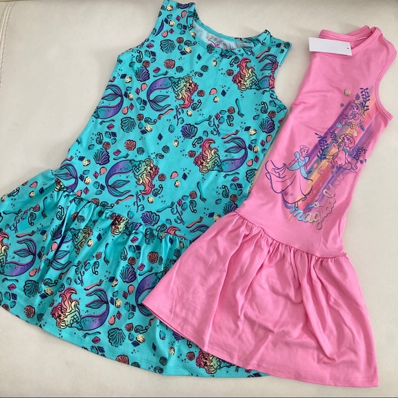 Disney Ariel Mermaid 🧜‍♀️ ultra soft dresses 2148 - Picture 4 of 7